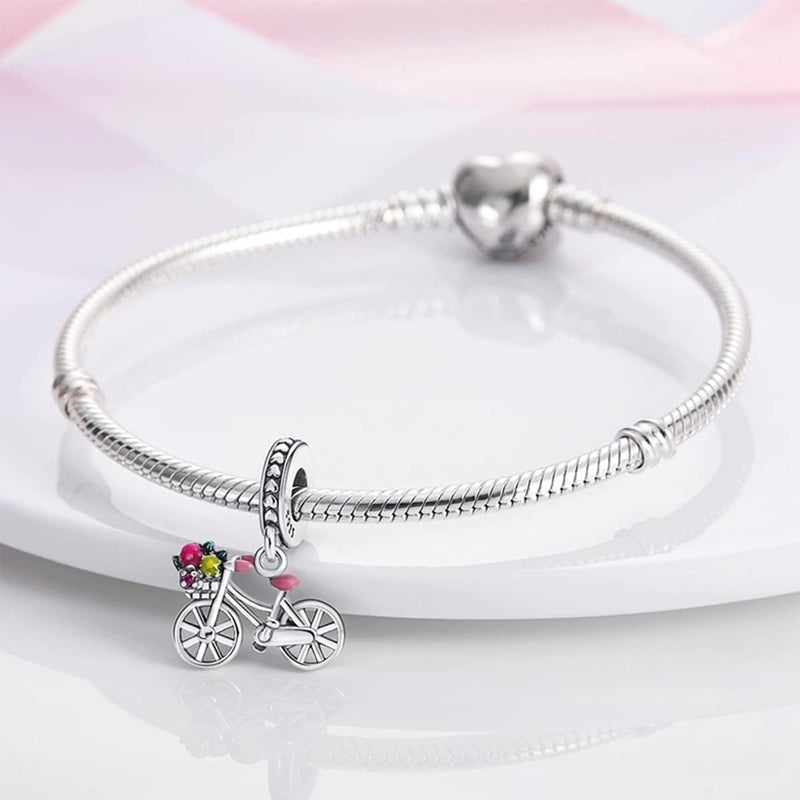 MULA 925 Sterling Silver Charms for Bracelets and Necklaces Beads Dangle Pendants Jewelry Charm for Women - Image 2